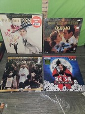 vintage original factory sealed laserdisc lot, my fair lady ganhdi casablanca...