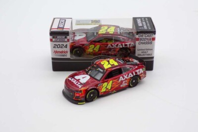 William Byron 2024 Lionel #24 Axalta Martinsville Raced Win DIECAST CHASSIS 1/64
