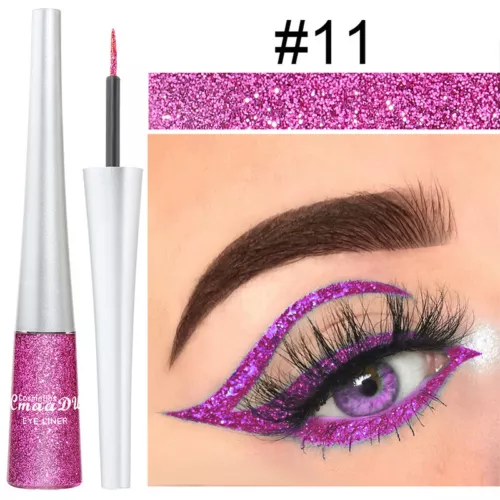 Matita eyeliner colorata 24 ore liquido alto pigmento lunga durata eye liner penna gel - Foto 105 di 110