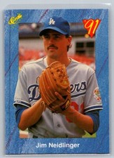 💎1991 Classic I Baseball #T53 Jim Neidlinger - Los Angeles Dodgers💎