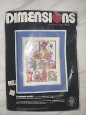 DIMENSIONS Counted Cross Stitch Kit - COUNTING BEARS - 11" x 14" - Linda Gillum