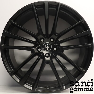 4 FELGEN MASERATI LEVANTE TROFEO 22'' ORIGINAL 670138125 670138127 SCHWARZ MATT