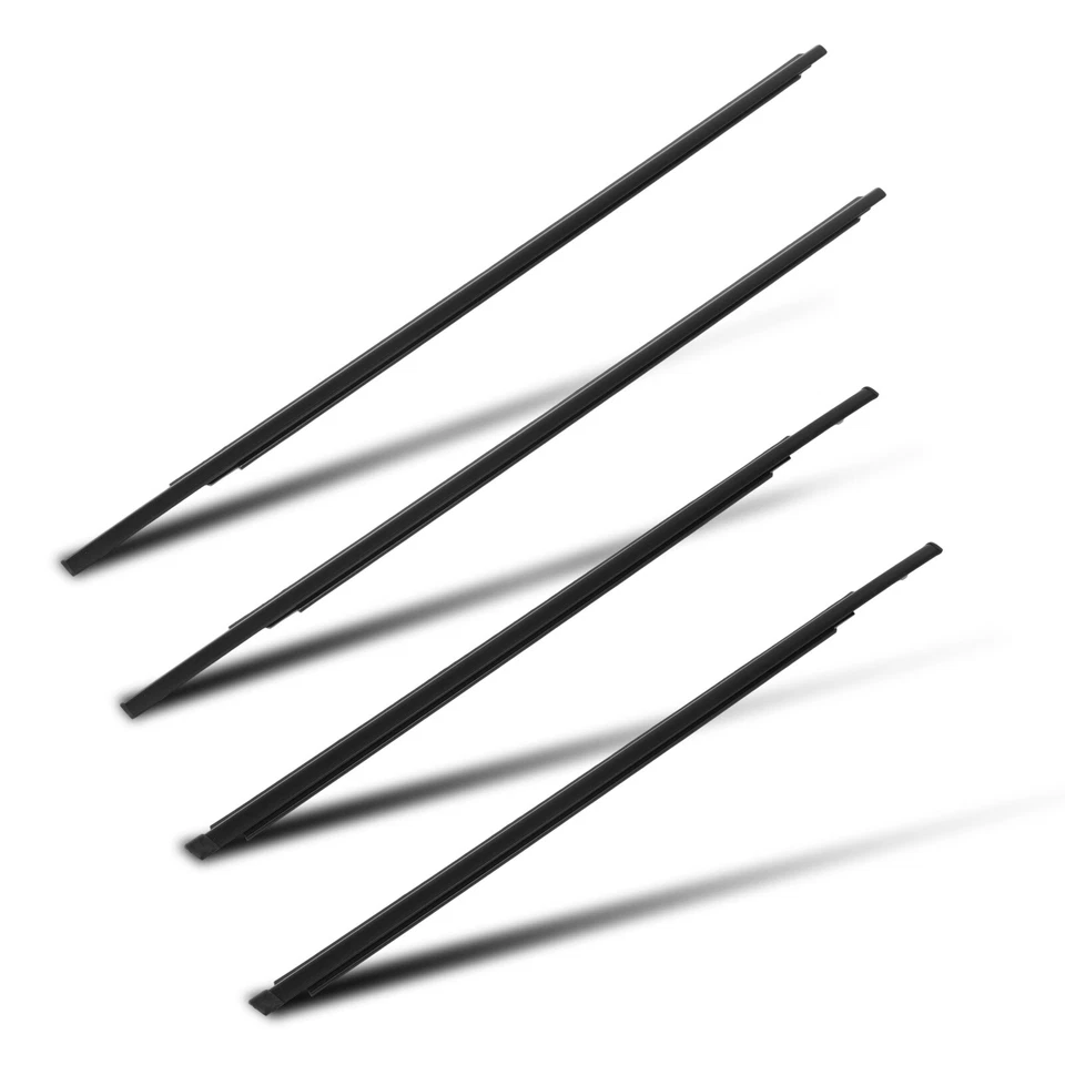 Moldura de cinturón de sellado de ventana de puerta delantera y trasera para Toyota Yaris 2007-2016 sedán Foto 2 de 4