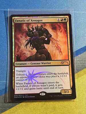 Magic the Gathering MTG FNM Promo FANATIC OF XENAGOS Foil