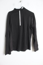 Trespass Womens 1/4 Zip Sweatshirt - Black - Size 16 XL 5I