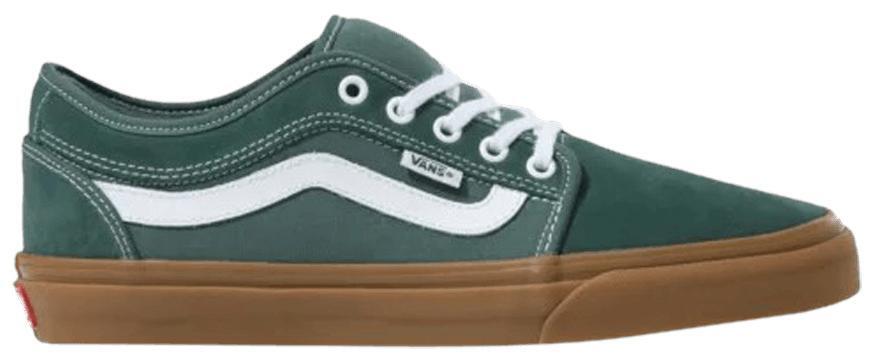 Size 8.5 - Vans Chukka Low Sidestripe - Jungle Green Gum for sale