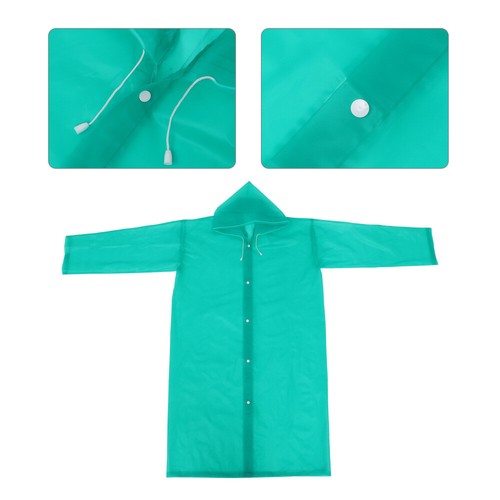 Thickened Transparent Raincoat Women's Student Outdoor Emergency