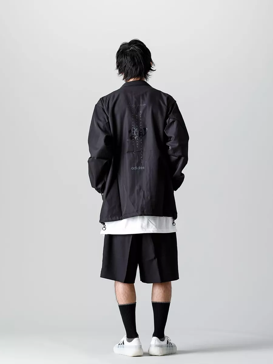 BNWT Y-3 M CH1 GFX COACH JACKET In Black HG6069 Size: L
