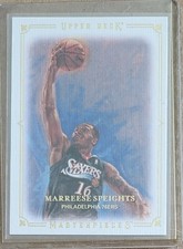 2009-10 Upper Deck Masterpieces #MA-MS Marreese Speights Philadelphia 76ers Card