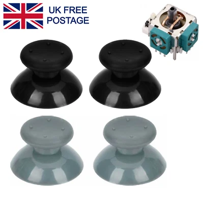 Xbox 360 Controller Thumb Sticks Analog Thumbstick - Black Grey