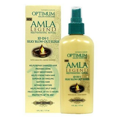 Optimum Amla Legend 10 In 1 Silky Blow-Out Elixir Heat Defense Spray 6 oz