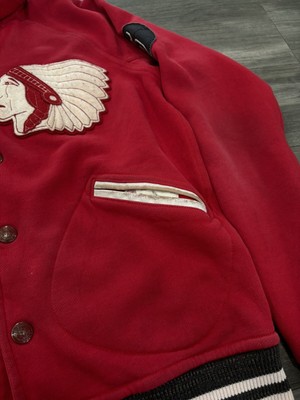 Polo Ralph Lauren Varsity Jacket Indian Chief New York Red Men
