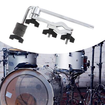 Drum Mounting Clamp For Cowbells & Percussion – Adjustable Alloy Clamp, Fits Snare & Tom Hoops, Easy Install Drummer Accessory