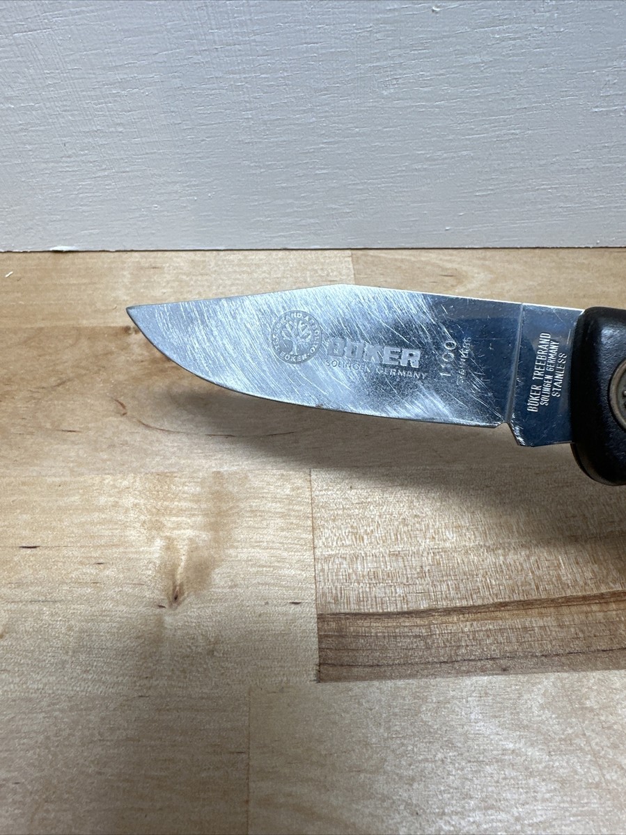 BOKER 1100 Solingen Tree Brand Classic 1990 Folding Knife | eBay