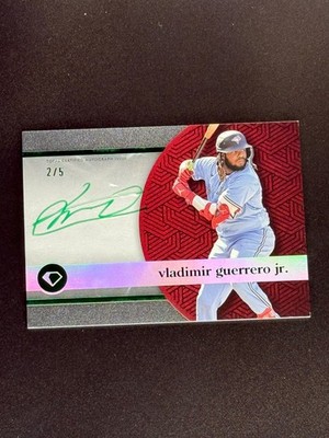 Vladimir Guerrero Jr 2024 Topps Diamond Icons PolychromatINK Auto 2/5