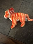 2000 Vintage Ty Beanie Babies Zodiac Collection- The Tiger Plush Toy - NWT