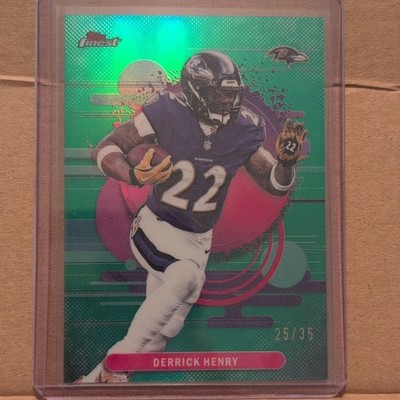 2025 Topps Finest Derrick Henry Finest Performance #151 25/35 Ravens