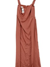 Azazie Maxi Dress in Tan