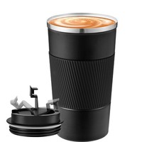 Thermobecher Kaffeebecher Edelstahl Isolierbecher Auslaufsicher Reise 510Ml