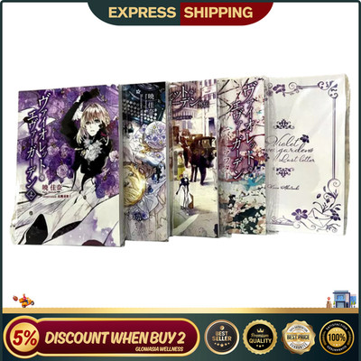 Violet Evergarden English Light Novel (Vol.1-5) Full Set Novel Book Express Ship