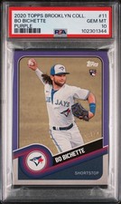 Bo Bichette 2020 Topps Brooklyn Collection Baseball Purple /15 RC PSA 10