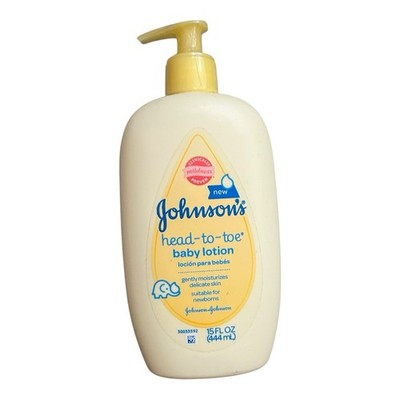 Johnson's Head-To-Toe Baby Lotion, 15 Fl Oz New & Sealed