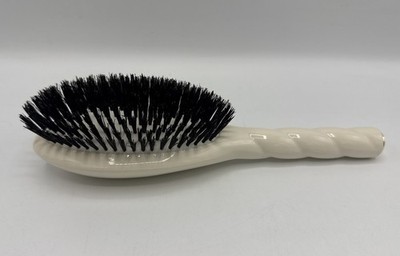 La Bonne Brosse N. 01 Universal Shine & Care Boar Bristle Brush NEW Creamy White