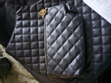 Large Black Tote Bag, Very Spacious. Has Small Bag Attached