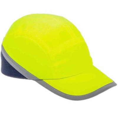 Active Gear HD1MLN Schutzhelm-Mütze Antiurto Arbeitshut Gelb Fluo mit Schirm