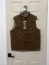 Lee Mens Select Workwear Vest Sherpa Lined Size M New w/Tags Men s Lee s