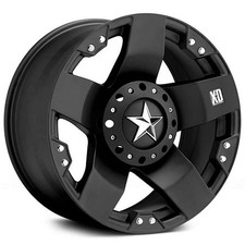 18x9 Xd Wheels Xd775 Rockstar Matte Black Rims 5x127 Et0 1pc