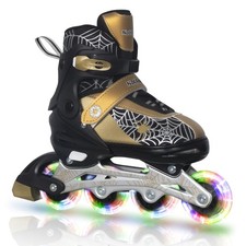 Adjustable Children's Inline Skates with PU Flash Wheels, Fun Inline Skates w...