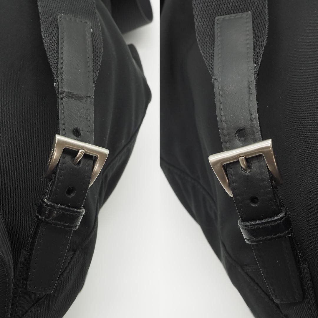 PRADA Nylon Backpack Black Authentic Lightweight … - image 14