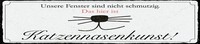 Holzschild 46X10 Cm Katzennasenkunst Deko Geschenk Schild