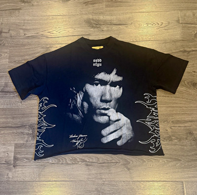 Darc Sport x Bruce Lee Don t Think - Feel! Premium Raw Hem Box Cut Tee XL NWT