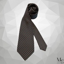 STEFANO RICCI Multicolor Geometric Luxury Men  s Silk Tie Made In Italy 60"-4" EC