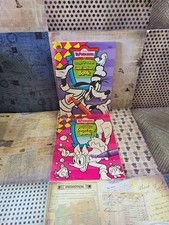 2 VTG 1995 Disney's Toon Town Coloring/Activity Books Unused