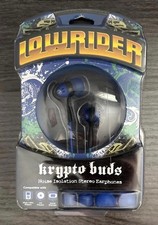 Lowrider Krypto Buds Noise Isolation Stereo Earphones