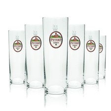 6x Peters K&ouml;lsch Bierglas 0,3l K&ouml;lschstange Altbier Gl&auml;ser Set Brauerei K&ouml;ln