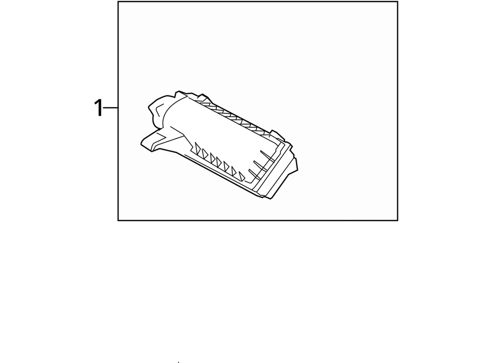Air Cleaner 1.6L Base Fits 07-15 MINI COOPER 2480680 Foto 4 de 4