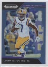 2019 Panini Prizm Draft Blue Prizm Leonard Fournette #61 wd9