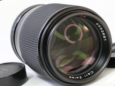 Carl Zeiss Sonnar 135mm F2.8 AEJ CONTAX Near Mint+++】Contax Carl