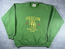Vintage 90s University Of Oregon Ducks Sweatshirt Mens L Rose Bowl Crewneck