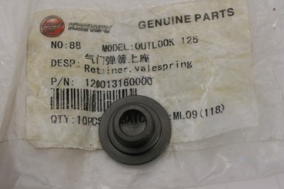 Valve Spring Retainer Exhaust/Intake Valve Plate Keeway Silverblade
