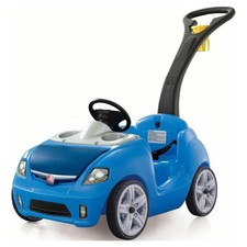 Kids Blue Push Car  Ride on Toy for Toddlers Safety  Portability New