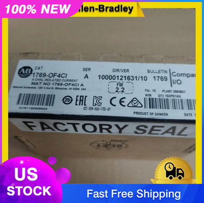 AB 1769-OF4CI CompactLogix 4Point Isolated Factory Sealed NEW 1PCS