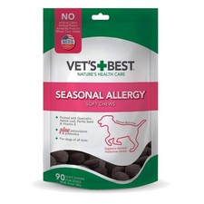 All-Natural Dog Allergy Relief Soft Chews - Supports Skin Health, 90-Day Supply