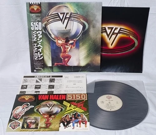 Van Halen  5150 Vinyl LP 1986 Warner Bros P-13285 Obi Stickers Japan EX