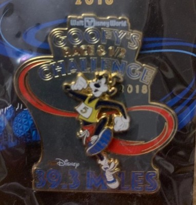 Disney Marathon Weekend 2018 runDisney Goofy Race & 1/2 Pin Limited Release