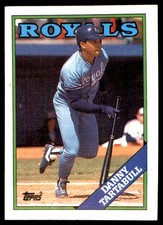 Danny Tartabull 1988 Topps #724 Royals MLB READ FREE SHIPPING AutographDen